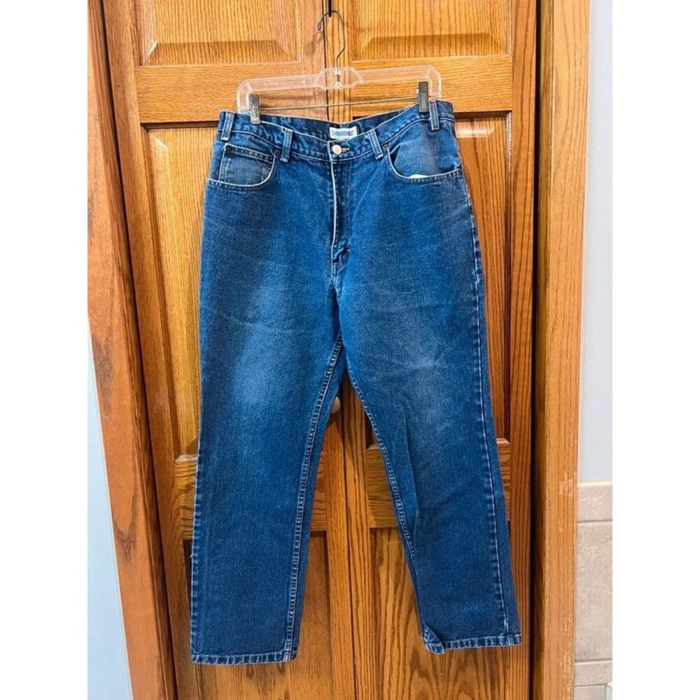 Vintage Canyon River Blues Jeans Women’s 33” Waist Straight Leg Medium Wash Y2K